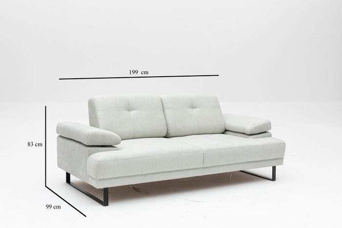 Atelier Del Sofa Sofá-Cama 2 Plazas Blanco